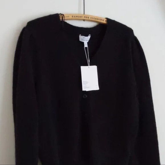 & Other Stories - Alpaca puff sleeves cardigan - Picture 2 of 8